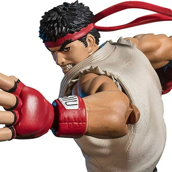 Bandai Street Fighter Collectible Ryu Action Figures, 6"