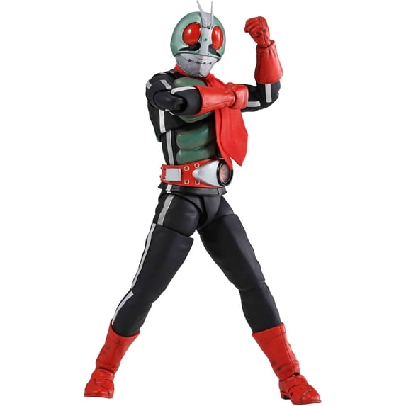 Bandai Tamashii Nations Masked (Kamen) Rider: Kamen Rider 2 Legendary Showa Masked Riders Edition (Shinkocchou Seihou) S.H.Figuarts Action Figure