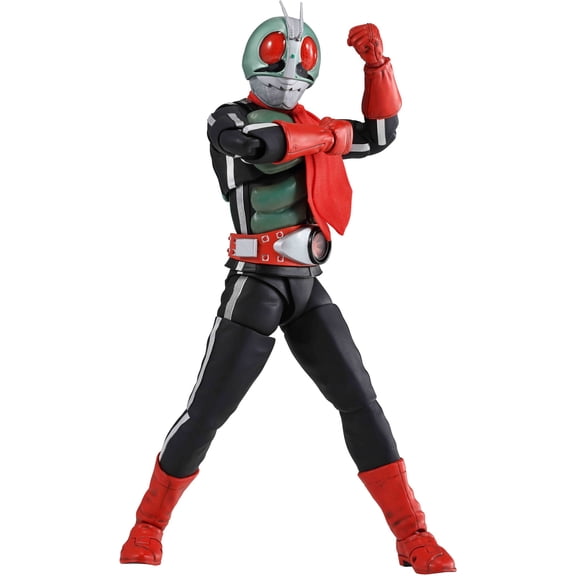 Bandai Tamashii Nations Masked (Kamen) Rider: Kamen Rider 2 Legendary Showa Masked Riders Edition (Shinkocchou Seihou) S.H.Figuarts Action Figure
