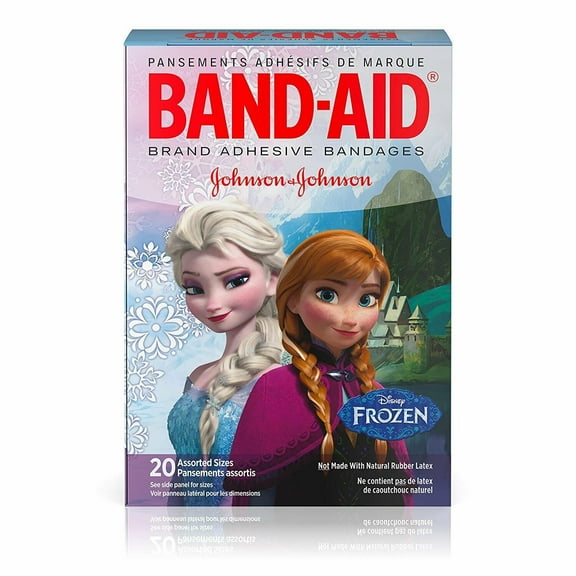 Bandaid Adhesive Bandages, Disneys Frozen, Assorted Sizes, 20 Count