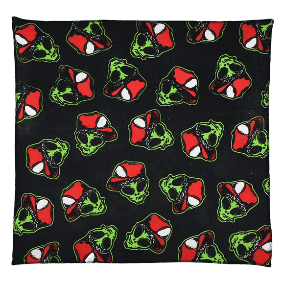 Fly Flags Alien Dealer Bandana, Multicolor, 1 Count