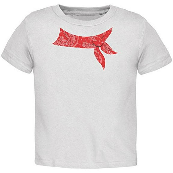 Bandana Costume Toddler T Shirt White 2T
