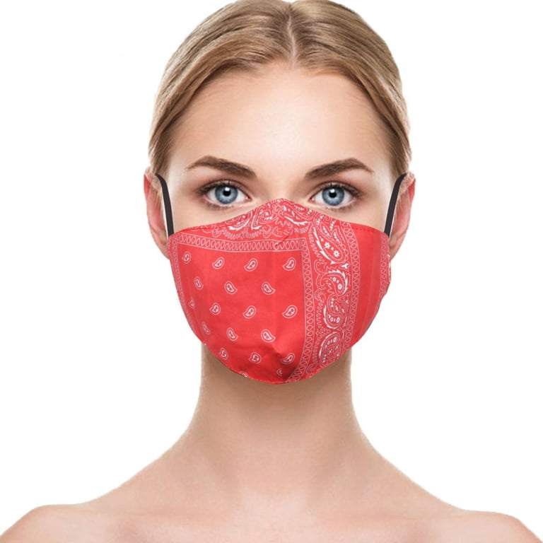 Cotton Blend Print Mask