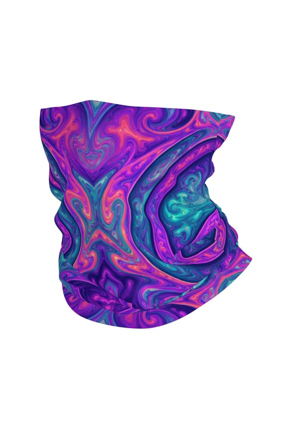 Bandana Face Mask Headwear Neck Gaiter Dust Wind Scarf Balaclava - Psychedelic Trippy Peace