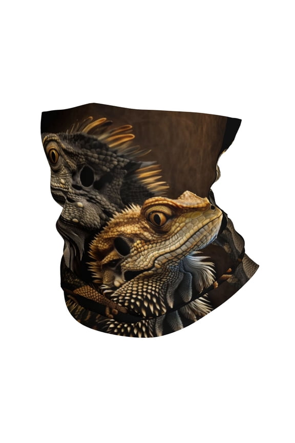 Bandana Face Mask Headwear Neck Gaiter Dust Wind Scarf Balaclava - cool Bearded Dragon Lizards
