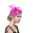 thumbnail image 1 of Bandana Headbands for Women, Pink Hat For Women Tea Party Headband Wedding Flower Mesh Feathers Hair Clip, Hair Bandanas for Women, One Size, Bandana Beanie for Women, Hair Bandana, 1 of 4