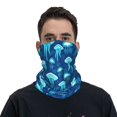 Bandana Neck Gaiter Face Mask Blue Jellies Soft Breathable Neck