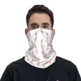 Bandana Neck Gaiter Face Mask Funny Spectacled Cockatoo Pink Soft