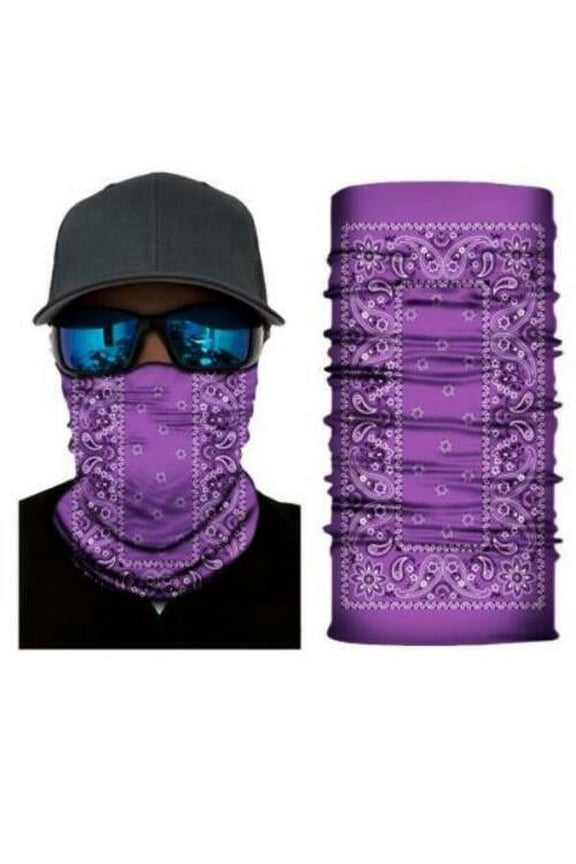 Bandana Paisley Face Balaclava Scarf Neck Fishing Sun Gaiter Headwear Mask