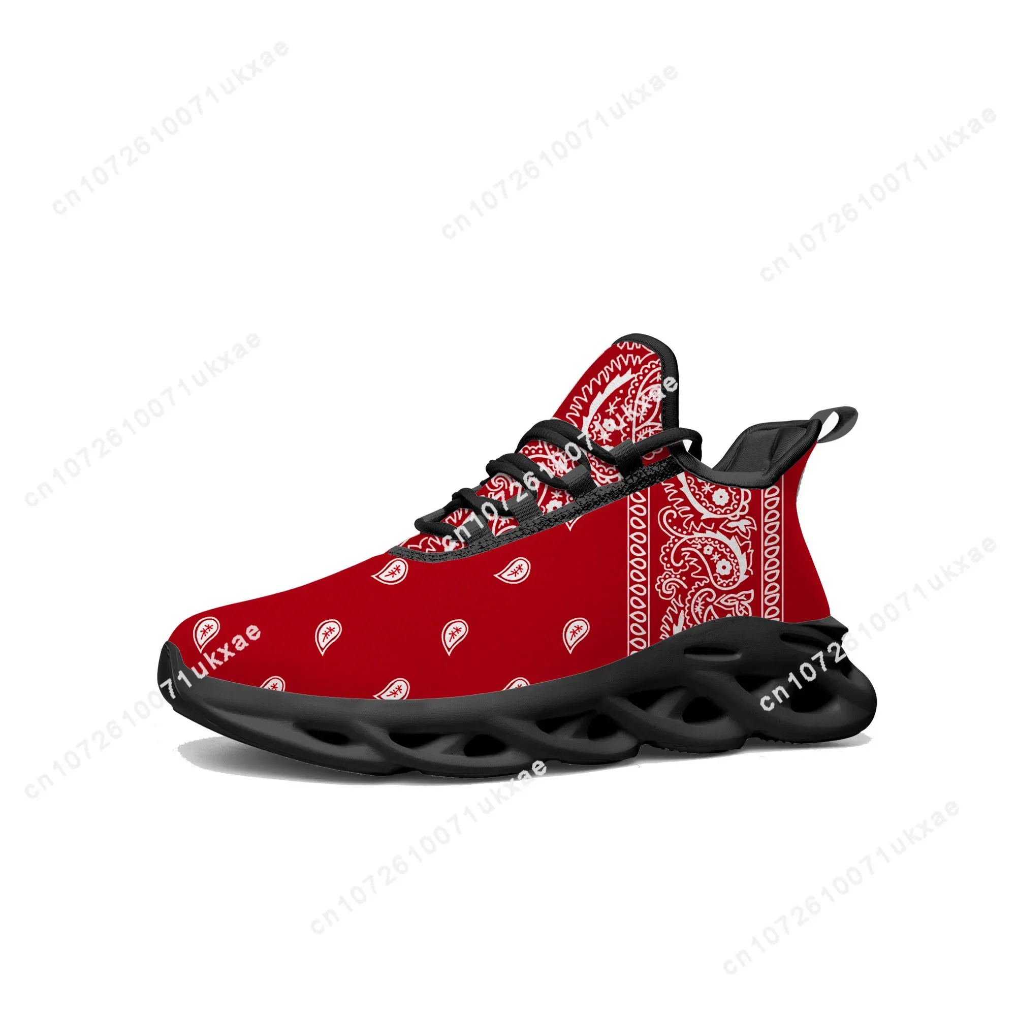Red Bandana Men's Sneakers