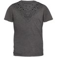 thumbnail image 1 of Bandana Paisley Yoke Vintage All Over Dark Heather Adult T-Shirt, 1 of 2