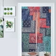 thumbnail image 1 of Bandana Patchwork Quilt Door Curtain Nordic Living Room DoorCurtain Porch Partition Curtain Kitchen Rative Half Curtain, 1 of 4