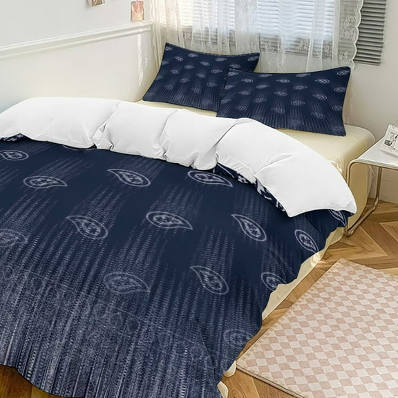 Bandana Pattern Bedding Set Duvet Cover Couple Bedclothes Pillowcase Customized Home Textiles Bed Set for Full Size