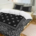 thumbnail image 1 of Bandana Pattern Bedding Set Duvet Cover Couple Bedclothes Pillowcase Customized Home Textiles Bed Set for Full Size, 1 of 6