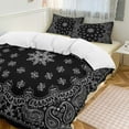 thumbnail image 1 of Bandana Pattern Bedding Set Duvet Cover Couple Bedclothes Pillowcase Customized Home Textiles Bed Set for Twin Size, 1 of 6
