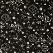 Bandana Poly Cotton Fabric - Sold by the Yard - 58" / 59"