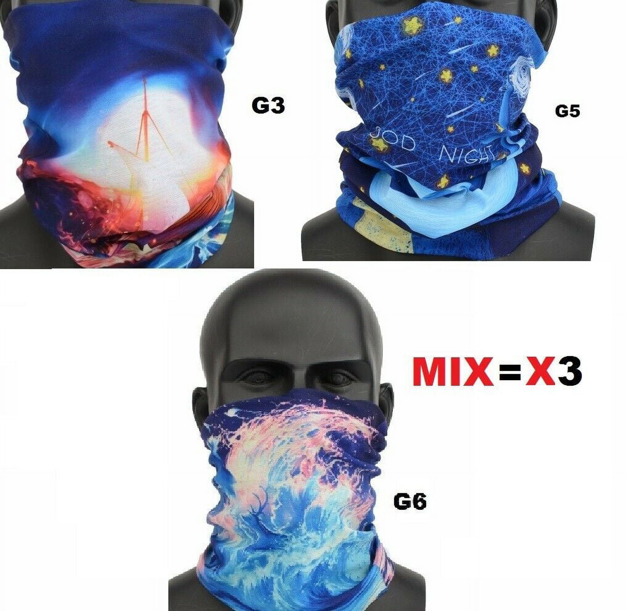 Cache-cou / Bandana Multifonction Bandana Bull N°127 - Taille Unique, Coloris Multi, Neuf Avec étiquette