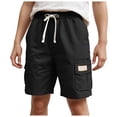 thumbnail image 1 of Bandana Shorts for Boys Boys Youth Cargo Shorts Quick Dry Athletic Shorts with Zipper Pockets for Outdoor Camping Hiking, 1 of 5