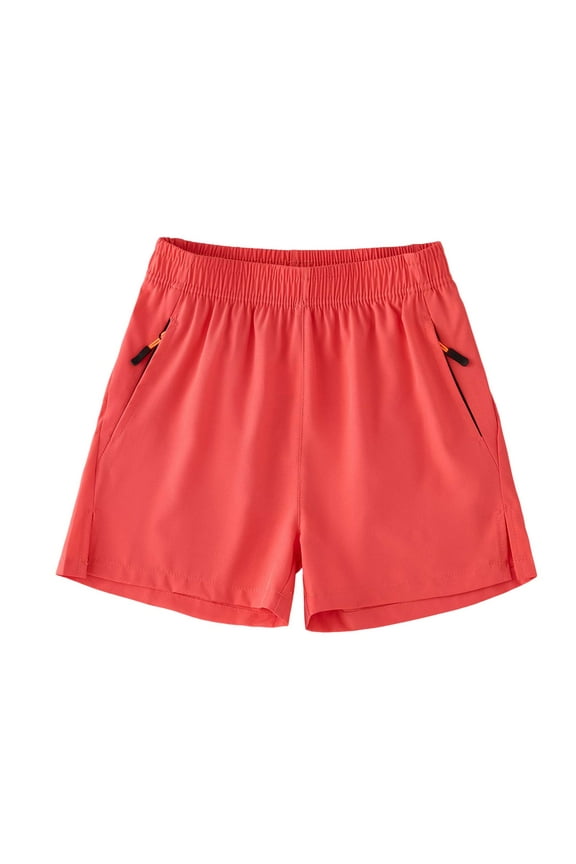 Bandana Shorts for Kids Boys Shorts - Stretch Fit Pull On Tech Shorts for Boys with Pockets and Elastic Waistband (Sizes: 8-16) Biker Shorts