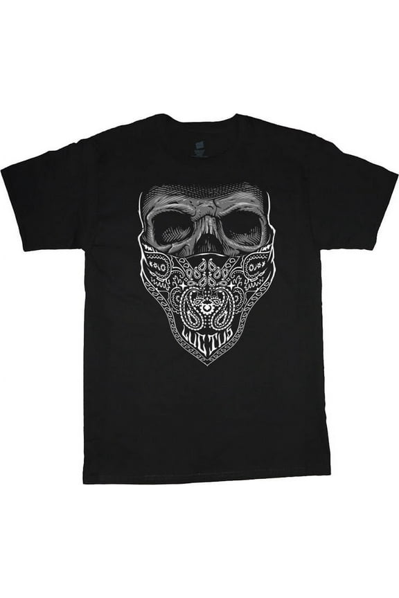 Bandana Skull T-shirt Men's Graphic Tee