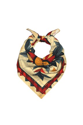 Bandana Square Scarf Headscarf Hair Neck Headwrap Fashion Accessory for Bag Wedding Party Daily Wear , Southwest Native Aztec Folk Art Retro