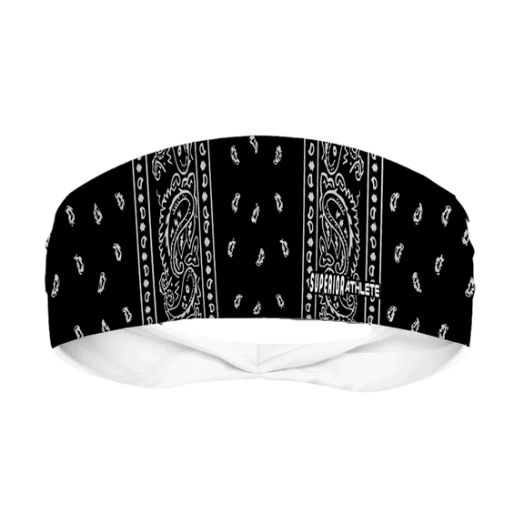 Bandana in Black Head Band