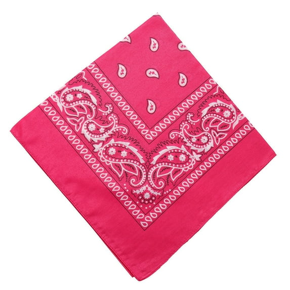 Bandanas for Men Women 22" X 22" Square Scarf Headwear Cotton Paisley Multi-purpose Party Outdoor Favor Scarf Headband Handkerchiefs for Unisex Women Men Boy Girls