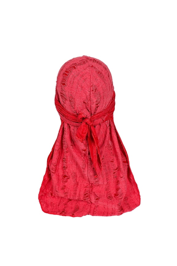 Bandanas Skull Caps for Men, VLOOCKLW Do Rag Women Breathable Helmet Liner, Face Covering UV Sun Protection Neck,Drape Durags Red