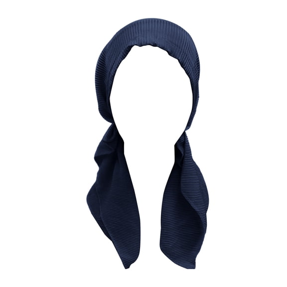 Bandanas for Women Breathable Classic Turbans Headwear for Women Summer Lightweight Headwraps Silky Head Scarf for Women Cancer Bald Cancer Hats Adult Fashion Hair Accessory,Navy