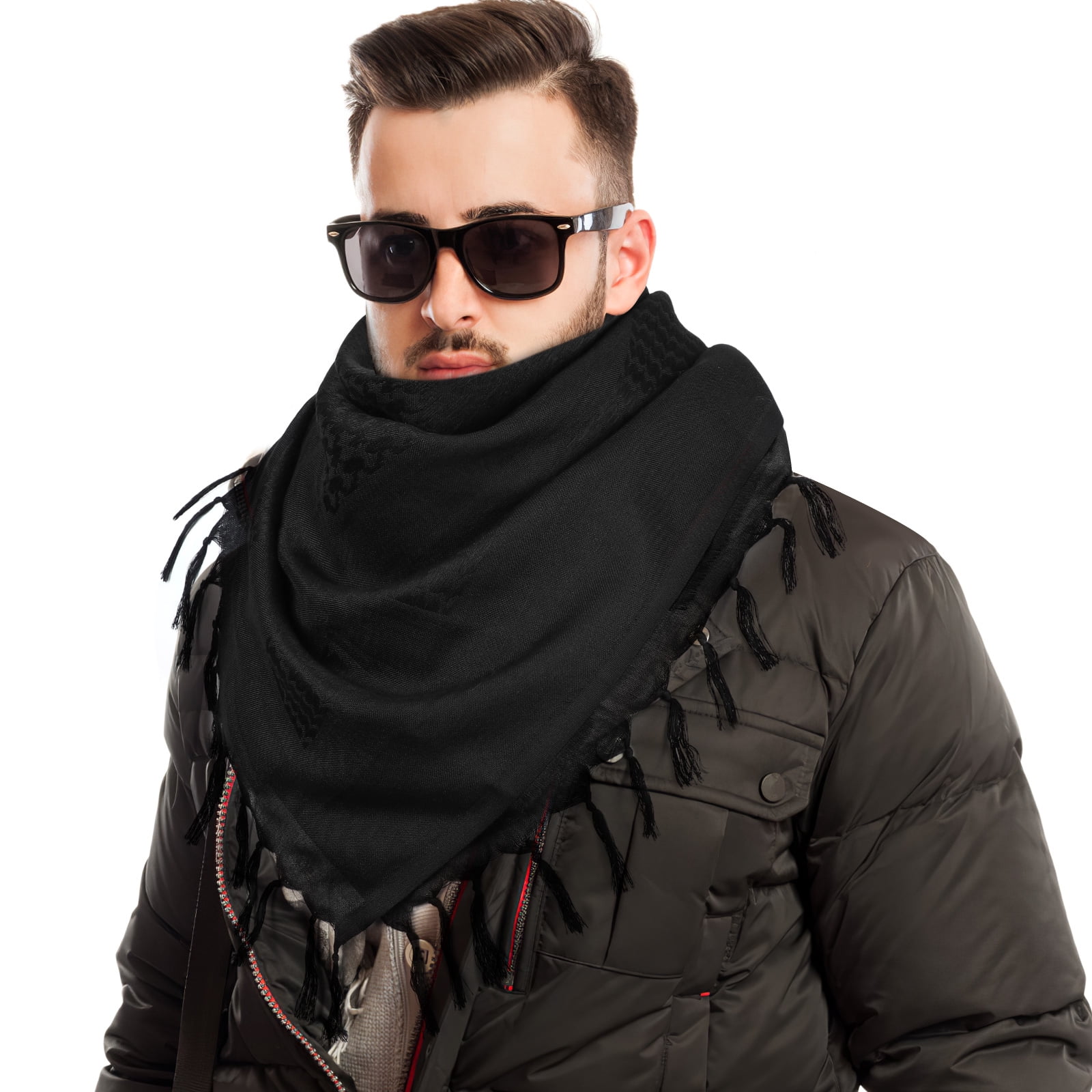 Bandana Arab Mens Scarf Bandanas For Men While Scarf Turban For