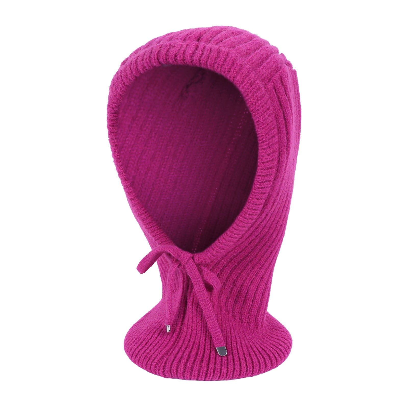 Bandanas for Women Knitted Hooded Scarf Winter Knit Cap Warm Beanie Hat ...