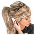 thumbnail image 1 of Bandanas for Women Women's Elastic Printed Turban Head Wrap Headband Head Scarf for Women Yellow One Size, 1 of 4