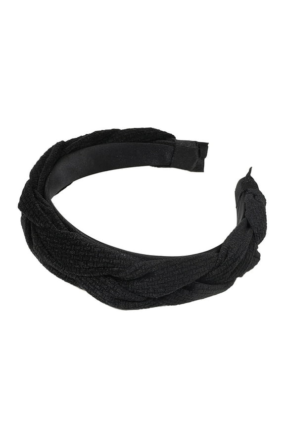 Bandanas for Women Women's Flannel Knot Headband Wash Face Hair Accessories Head Scarf for Women Black One Size