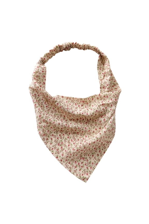 Bandanas for Women Women's Printed Head Kerchief with Ties Head Scarf for Women Multicolor One Size