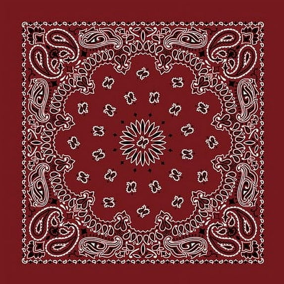 Bandanna Co Traditional Paisley 22" x 22"