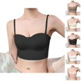 thumbnail image 1 of Bandeau Bras for Women with Detachable Straps Lightweight Full Coverage Wireless Longline Bralettes Tube Top, 1 of 5