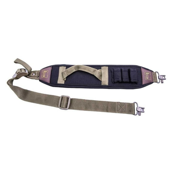 Banded 3 Shot Gun Sling with Swivels Black B08286