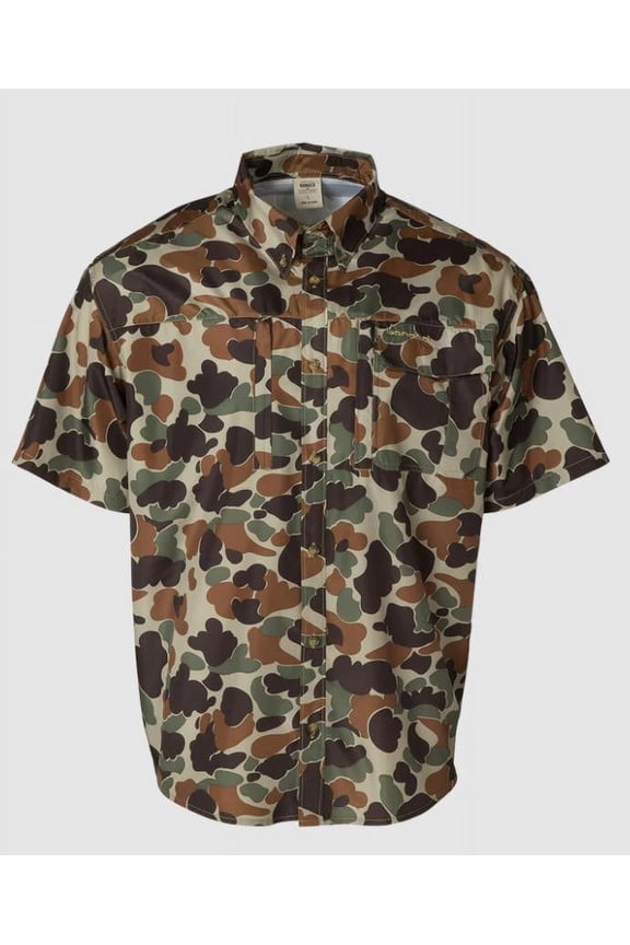 Accelerator OTL Plaid Fishing Shirt - Short Sleeve - Light Green