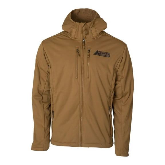Banded Aspire Equip Mid-Layer Softshell Jacket Prairie in size Large