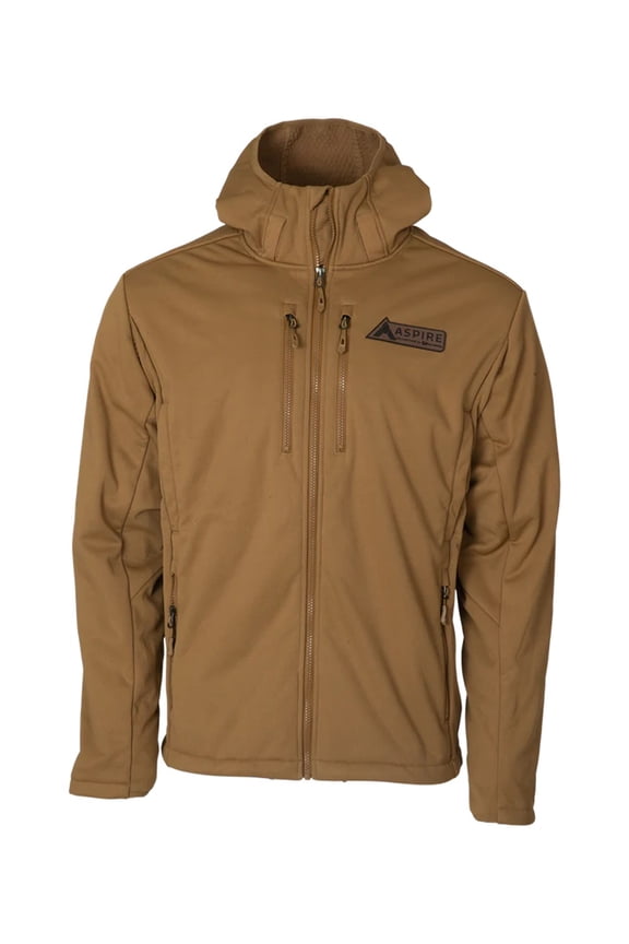 Aspire Equip Mid-Layer Softshell Jacket Prairie in size X-Large