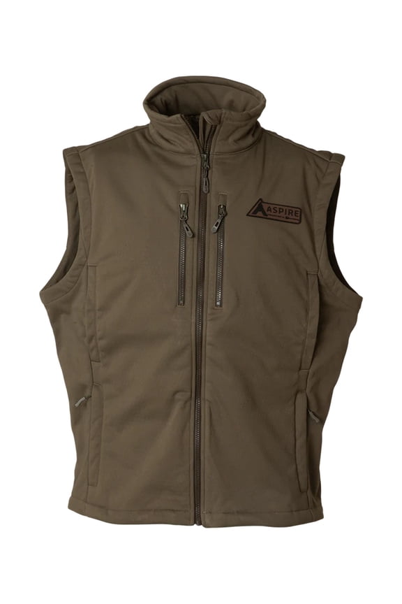 Aspire Equip Softshell Mid-Layer Vest Crocodile in size 2X-Large