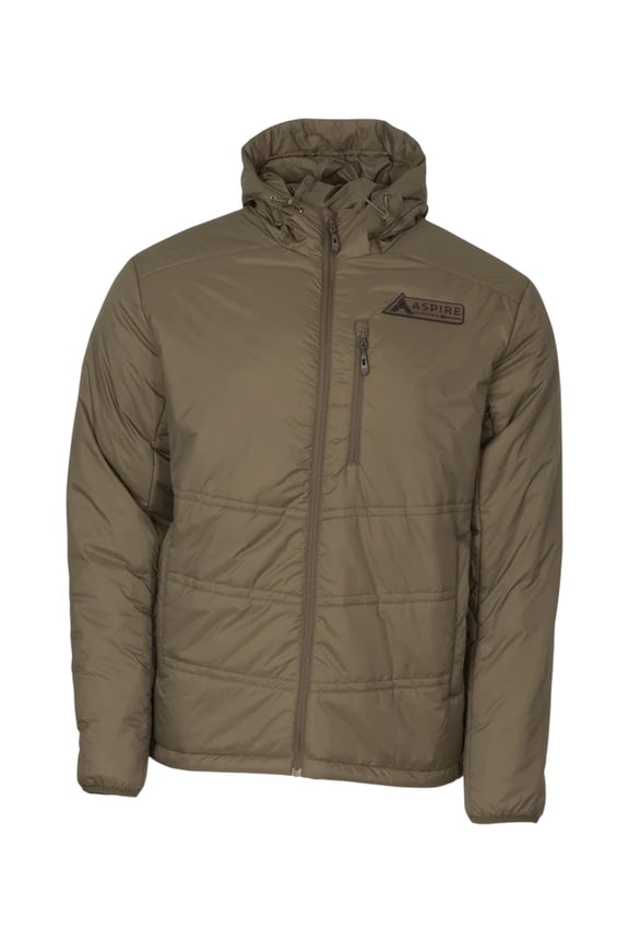 Aspire Ignite Mid-Layer Hooded Puffy Jacket Crocodile in size Large