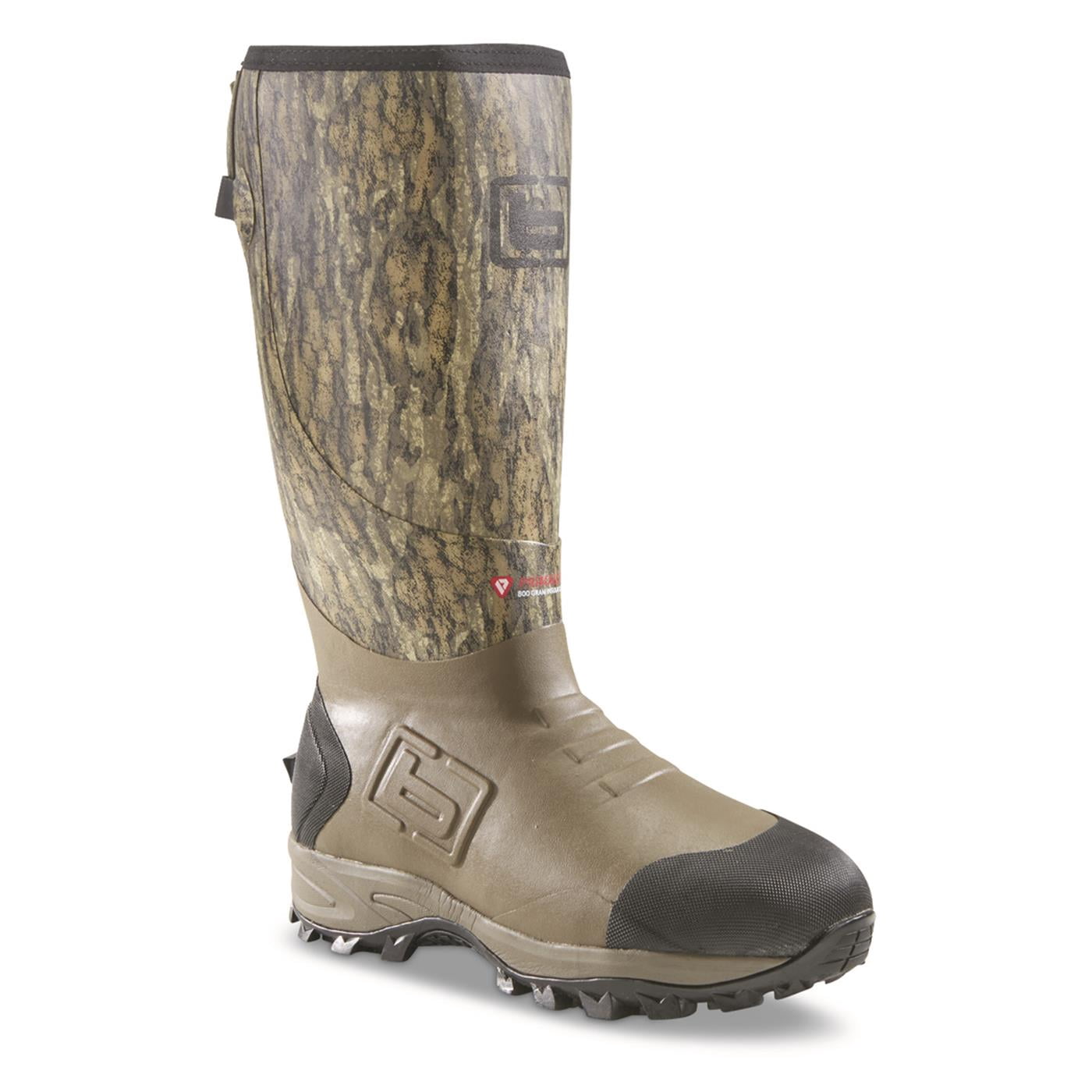 Banded Black Label Elite Rubber Boot, 800-gram Mossy Oak Bottomland 12D ...