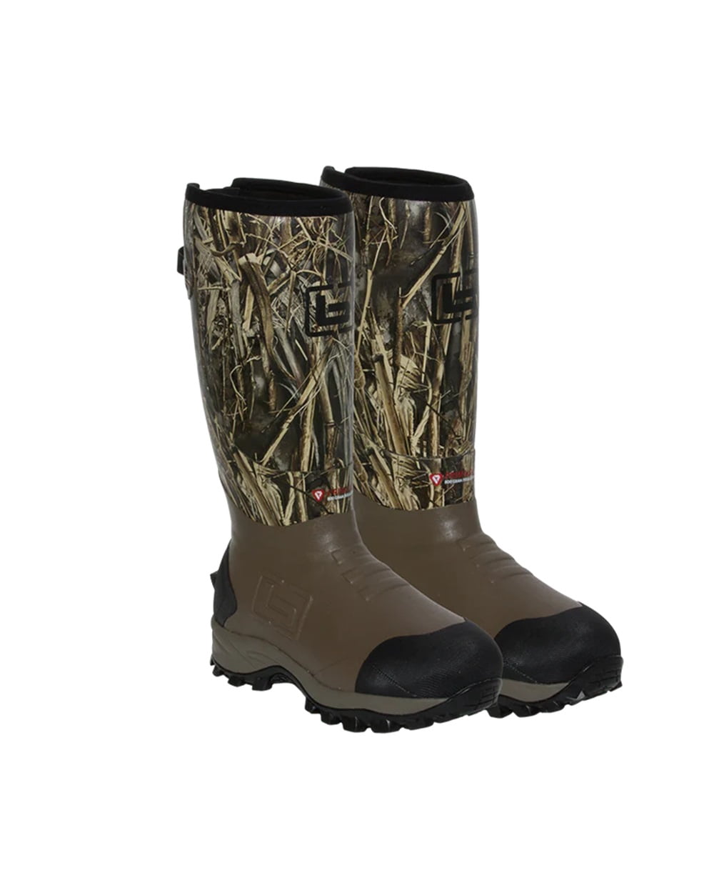 Banded Black Label Elite Rubber Boots, 800 Gram Realtree Max-7 8D ...