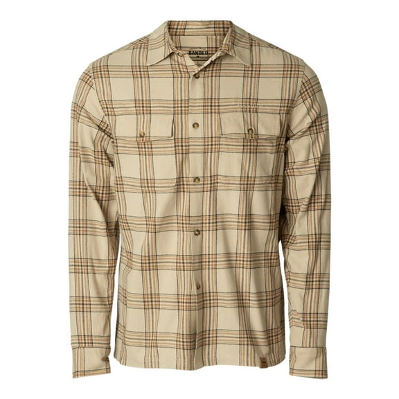 Banded Everglades Flannel Shirt Twig Plaid in size 2X-Large