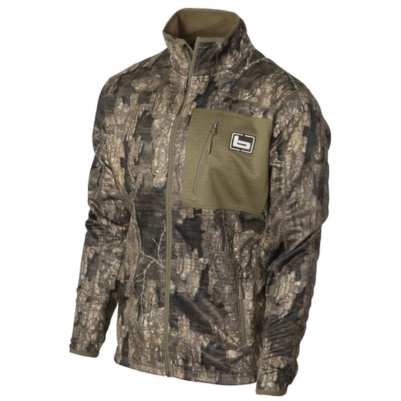 Banded Full Zip Mid Layer Fleece Jacket - Men's, Timber, 2XL