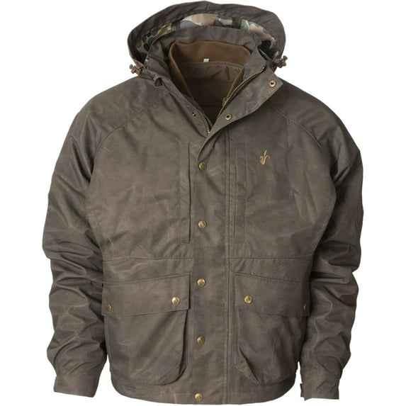 AVERY Men's Heritage Hybrid Marsh Brown Wader Jacket, Size: S (A1010049-MB-S)