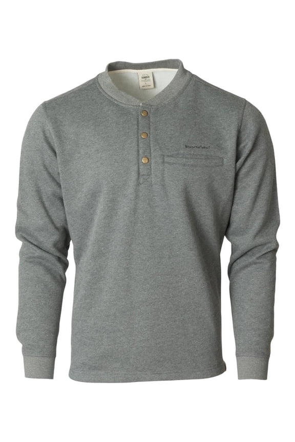 Hometown Henley Sweatshirt Slate in size X-Large