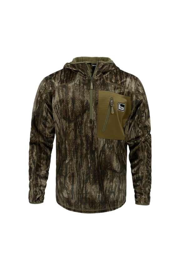 Men's Hooded Mid-Layer Fleece Pullover, Color: Legacy, Size: S (B1010061-R1-S)