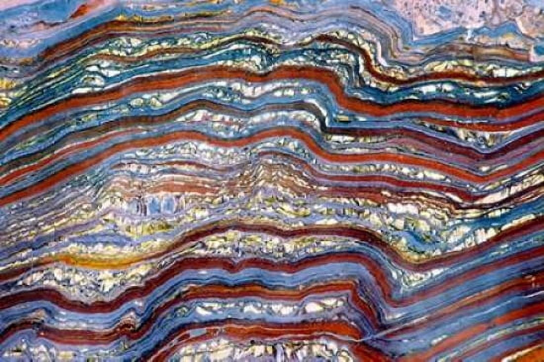 Banded Iron I Canvas Art - Douglas Taylor (24 x 36)